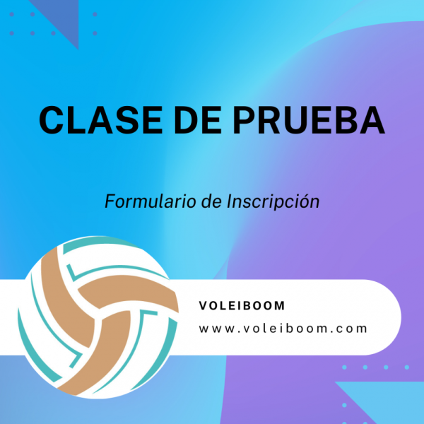 Inscripción Clase de Prueba