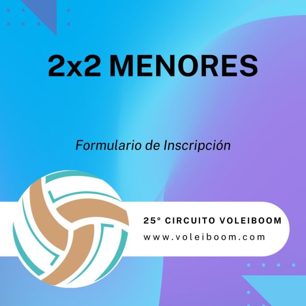 CATEGORIA 2X2 MENORES